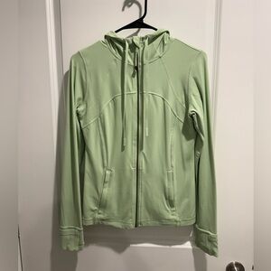 Lululemon Mint Green Zip Hoodie Size 8 Athletic Jacket